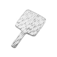 Water Ripples Hand Mirror with Handle Handheld Makeup Mirror Travel Vanity