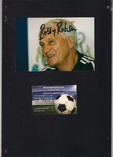 BOBBY ROBSON SIGNED NEWCASTLE