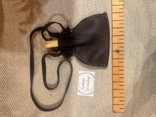 Leather shot flask storage