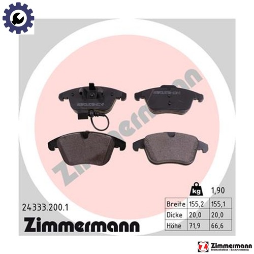 Brake pad set - brake, disc