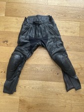 Triumph Black Leather Trousers Size 30 Great Condition