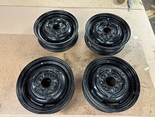 AHA 6455 AUSTIN HEALEY SPRITE & MG MIDGET SET OF 4 3 1/2J X 13” STEEL WHEELS