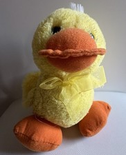 Cute yellow duck - cute, plush