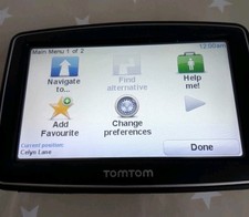 Tom Tom XL GPS Sat Nav Satellite Navigation Unit