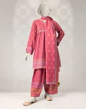 Khaddar Slub Pink Stitched
