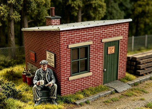 Model railway railroad train - railroad,