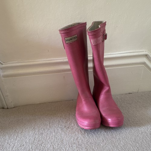 Hunter original candy pink mid - hunter,