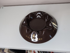 Vintage Whitbread Large Brown Ceramic / Pottery Pub Bar Ashtray