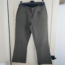 Women's Rohan Striders Multiflex Trousers Khaki/Brown Stretch Comfort Hiking 10R