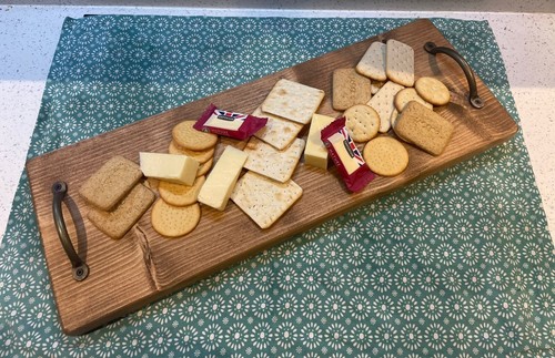 Serving board with handle - board,