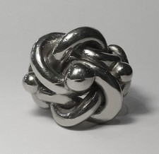 Heavy Knot Ring, Sterling