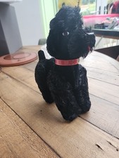 Vintage 1950s Hermann / Steiff Snobby Black Mohair Poodle Teddy Plush