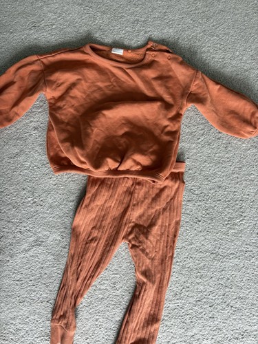 Next baby brown ribbed cotton - brown,