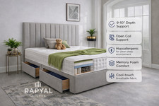 LUXURY PLUSH DIVAN BED SET +