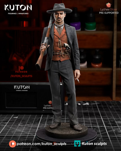 Doc holiday unpainted - doc,