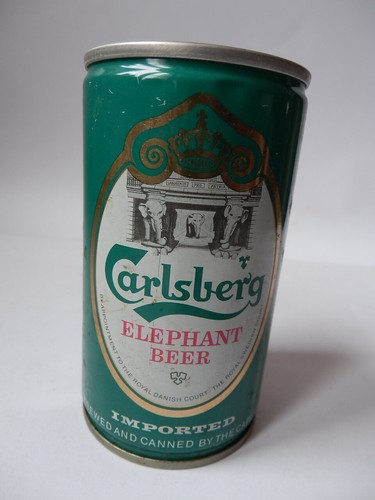 Carlsberg elephant beer can - carlsberg,