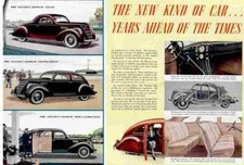 A4 Print 1937 Lincoln Zephyr V