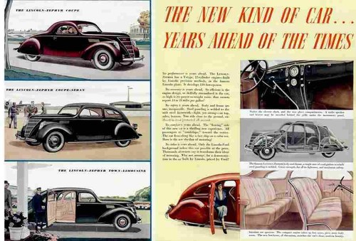 Print 1937 lincoln - print,