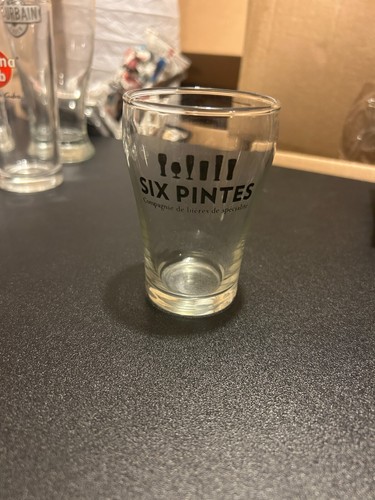 Six pintes beer glass verre - pintes,