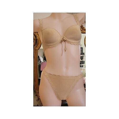 Lejaby beige faux suede jolie - beige,