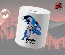 Batman Piggy Bank personalised