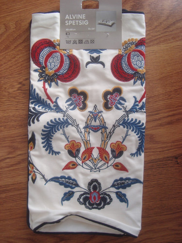 Ikea floral pillow cover - ikea,