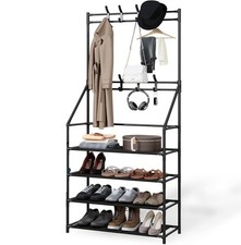 Large shoe rack and coat - rack,