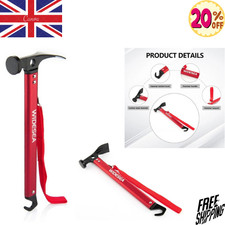 Camping Hammer Peg Extractor Lightweight Motorhome Caravan Tent Mallet Awning