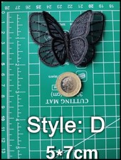 Black Butterfly Lace Appliqué
