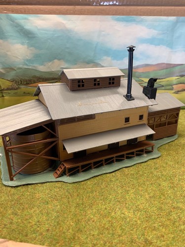 Vintage railway buildings ho - railway,