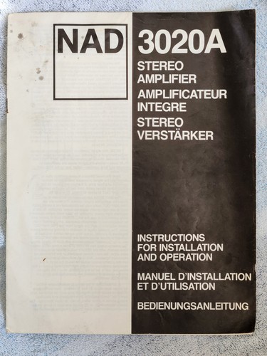 Nad 3020a amplifier original - amplifier,