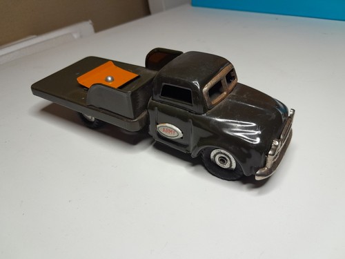 Tin plate army truck - tin,
