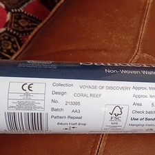 SANDERSON WALLPAPER CORAL REEF 213395 LINEN TAUPE VOYAGE OF DISCOVERY 1 X ROLL