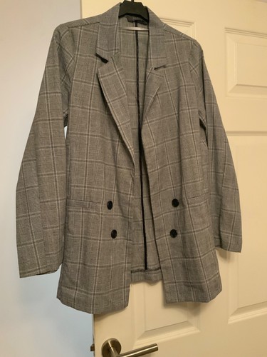 Primark blazer grey checked - blazer,