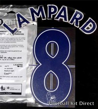 Official Chelsea Lampard Name/Number Set Football  2007-13 Blue sporting ID