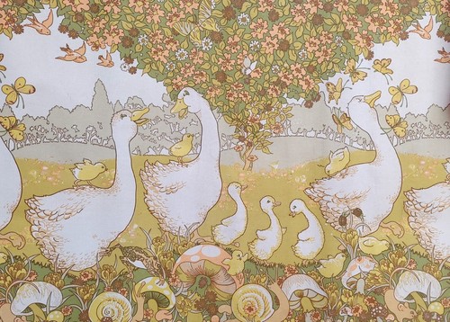 Retro 1970 nursery wallpaper - 1970's,