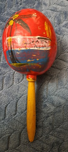 Vintage mexican gourd maracas - vintage,