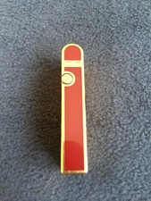 Vintage Gold Plate And Red