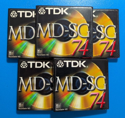 Tdk gold minidiscs 74 - gold,