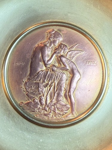 Rare antique wall plate plaque - antique,
