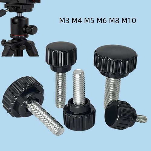 Knurled thumb screws plastic - knurled,