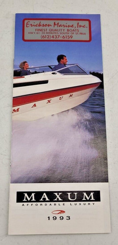 Vintage 1993 maxum marine - vintage,