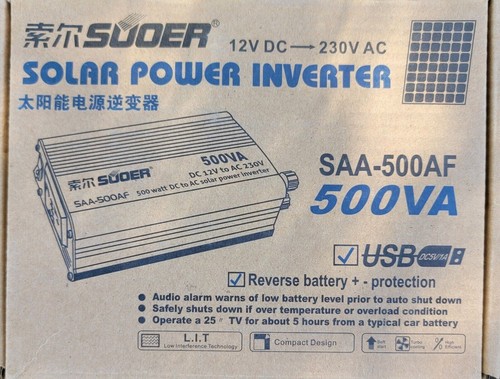 Suoer 500w 12v ac - dc,