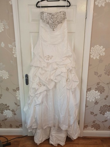Ivory wedding dress size - size, 12