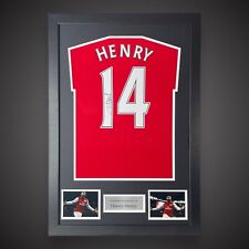 Framed Thierry Henry Hand Signed Arsenal Football Shirt With Coa  £399