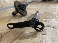 Honda CRF450 2004 GEARSHIFT SHAFT and Kickstart Shaft Gear GOOD CONDITION
