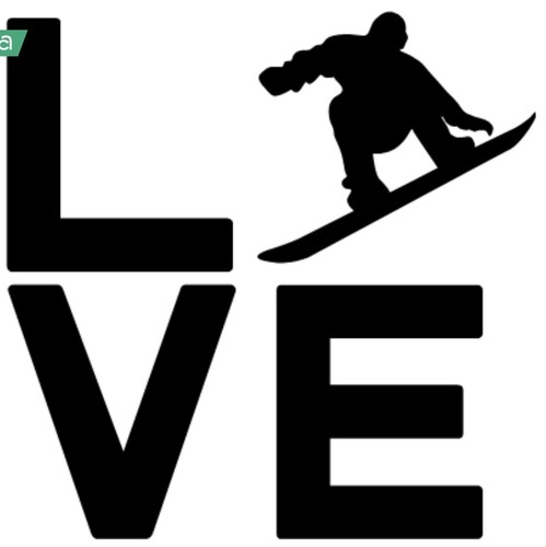 Snowboard love vinyl - snowboard,