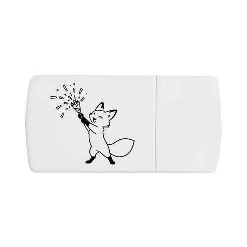 Confetti fox pill - box, with