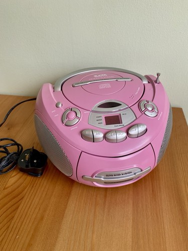 Retro portable jdw - pink, cd