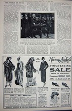 Original Old Vintage Print